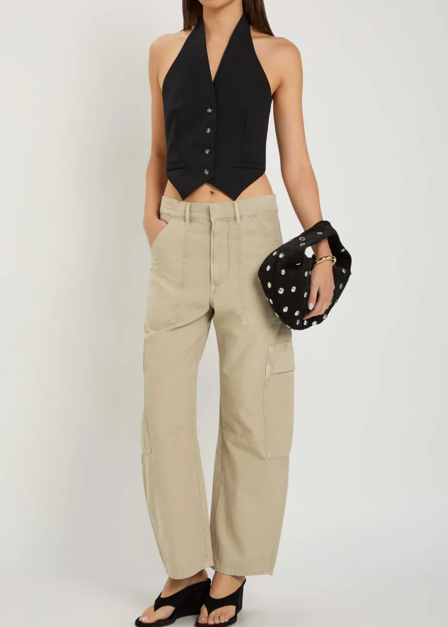 Marcelle cotton-twill cargo trousers
