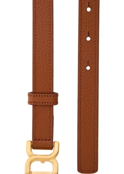 Marcie grained leather belt