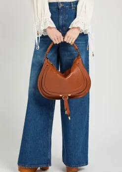 Marcie medium leather shoulder bag