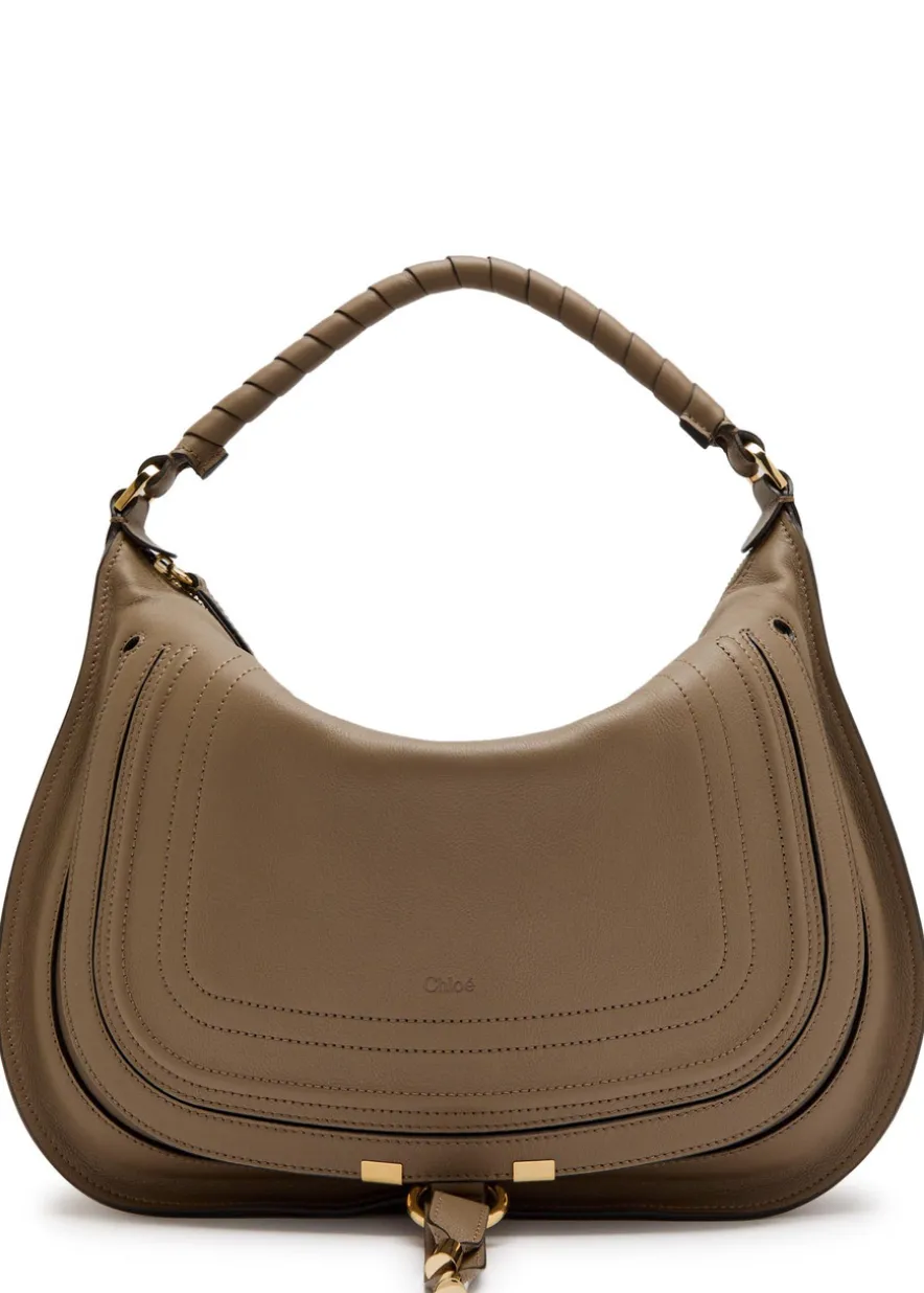 Marcie medium leather shoulder bag