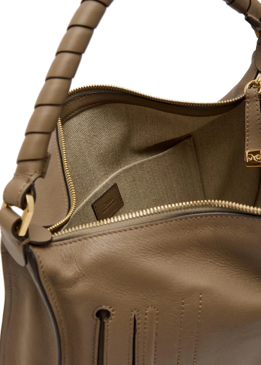 Marcie medium leather shoulder bag