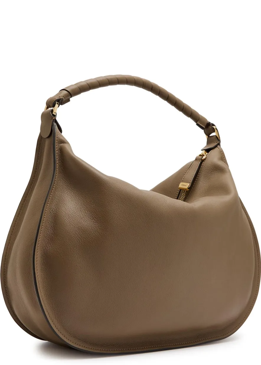 Marcie medium leather shoulder bag