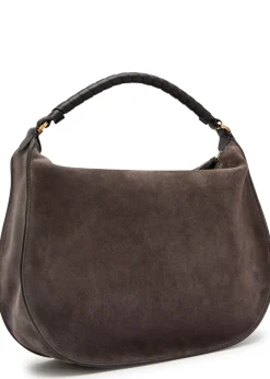 Marcie medium suede shoulder bag