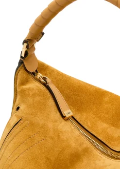 Marcie medium suede shoulder bag