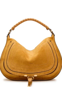 Marcie medium suede shoulder bag