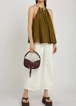 Marcie mini leather shoulder bag