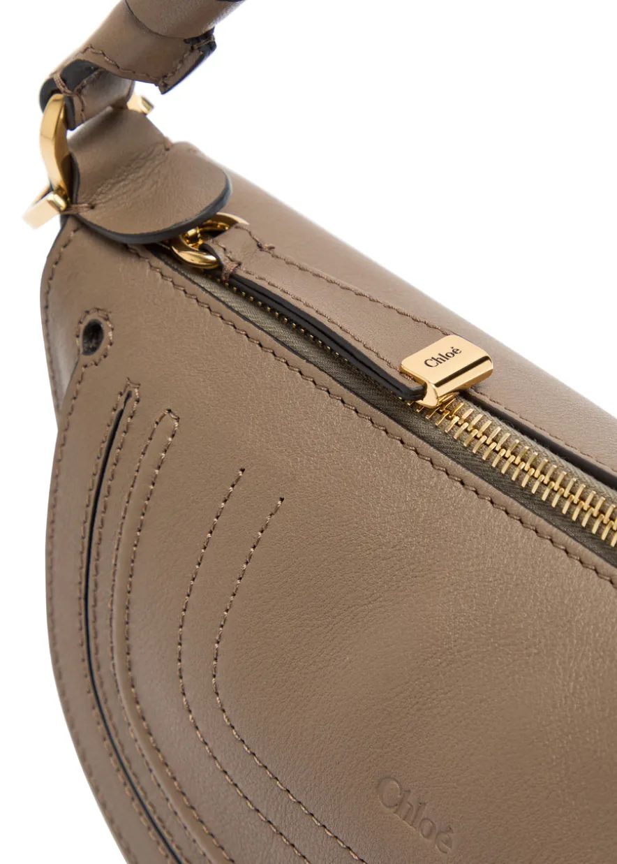 Marcie mini leather shoulder bag