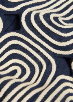 Marea rope-effect linen top