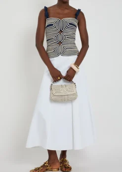 Marea rope-effect linen top