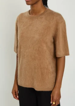 Maren brushed cashmere top