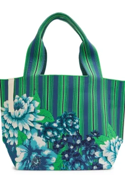 Margo jacquard knit tote bag