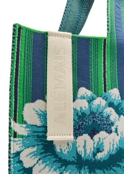 Margo jacquard knit tote bag