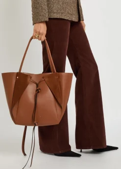 Marija leather tote bag