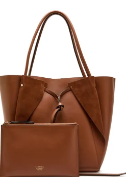 Marija leather tote bag