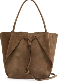 Marija suede tote bag