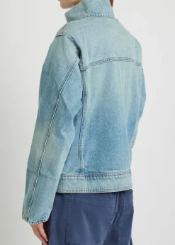 Marilou high-neck denim jacket