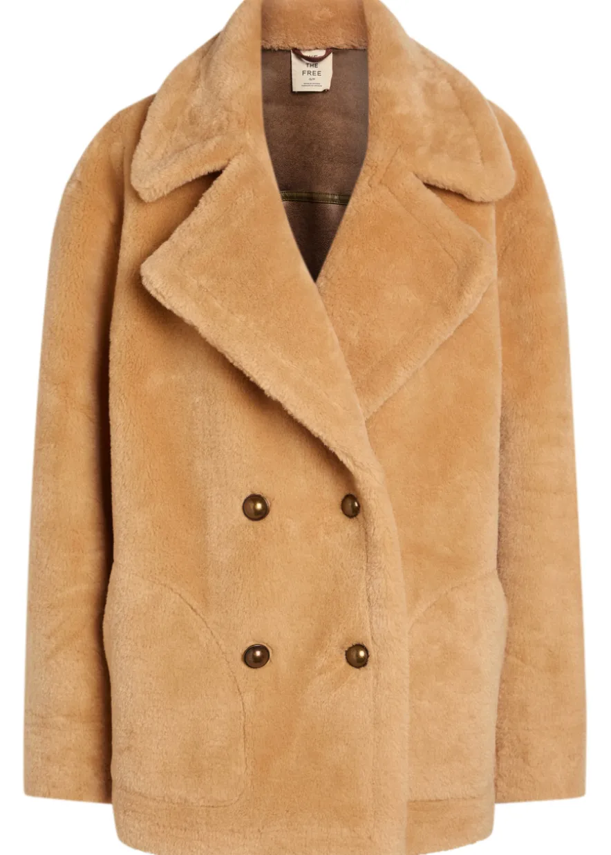 Mari reversible faux fur coat