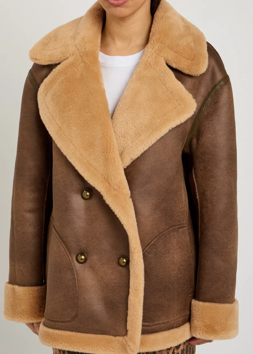Mari reversible faux fur coat