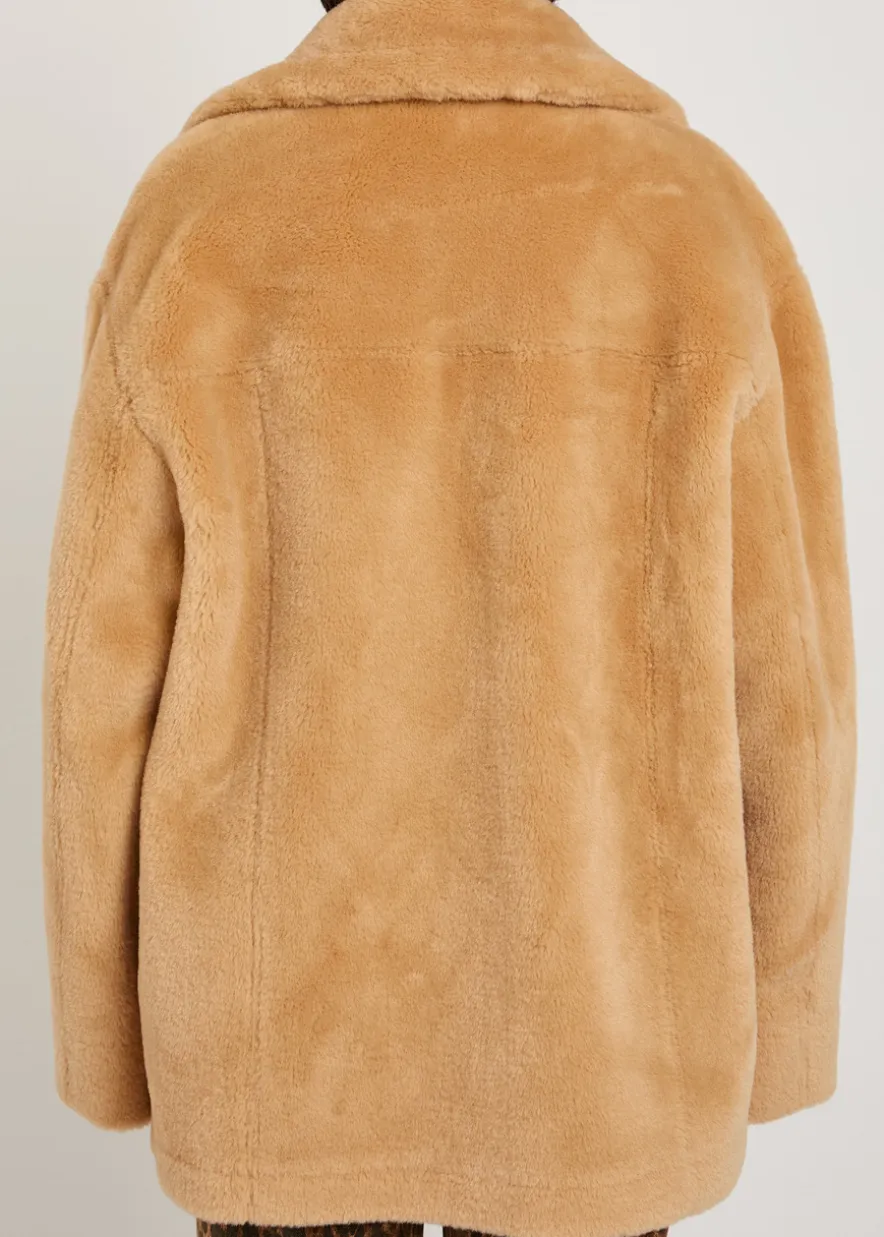 Mari reversible faux fur coat