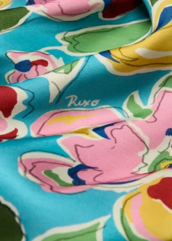 Marni floral-print satin maxi dress