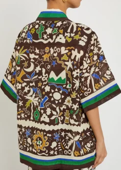 Maroc printed woven shirt