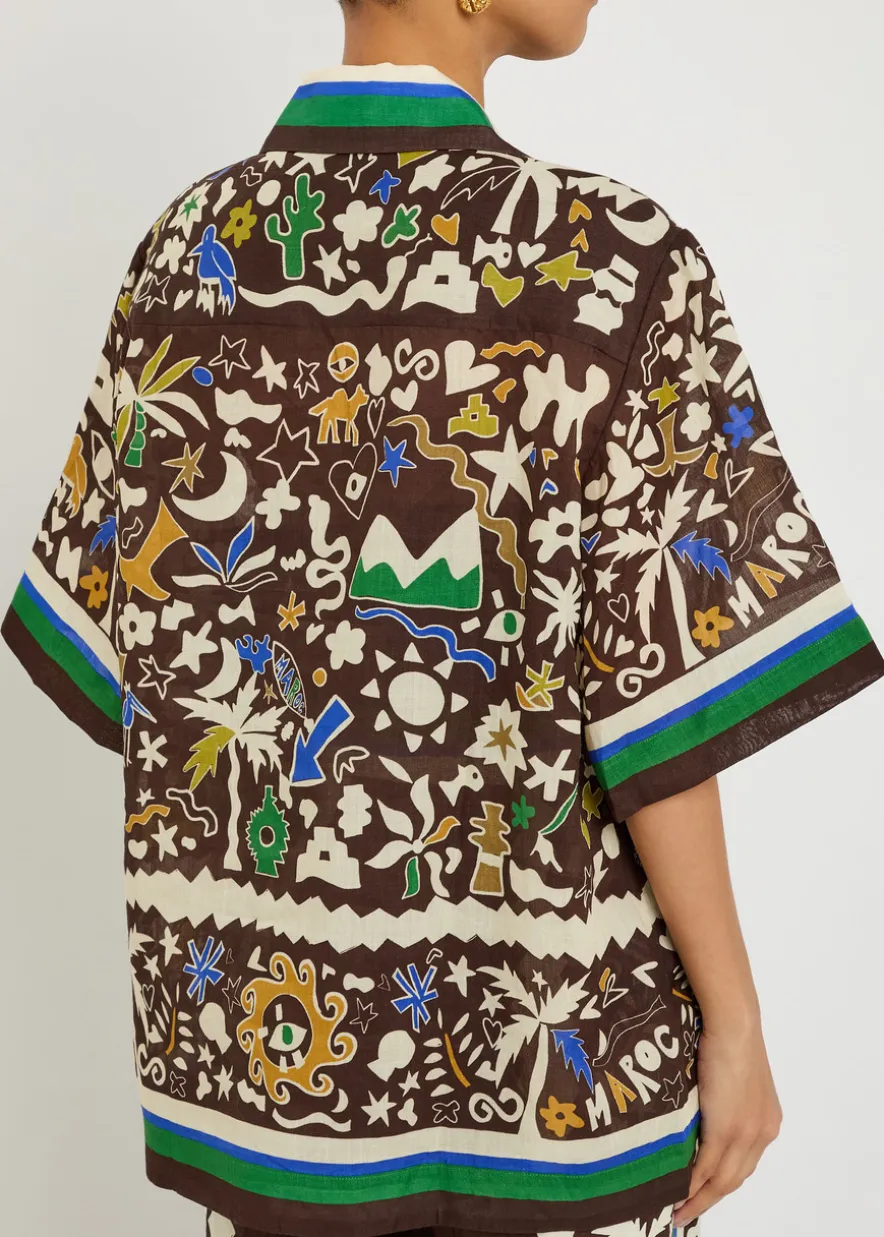Maroc printed woven shirt