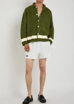 Marsh crotchet-cotton shirt