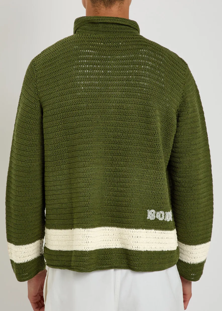 Marsh crotchet-cotton shirt