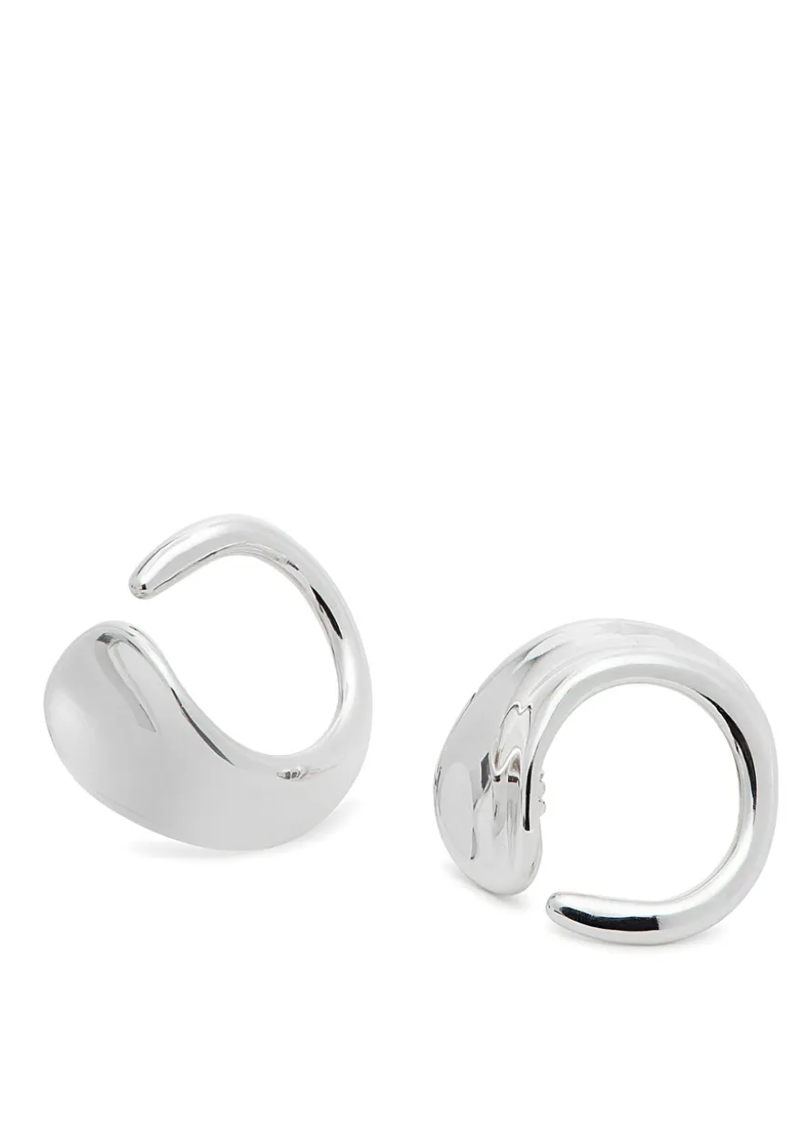 Marta sculpted hoop earrings
