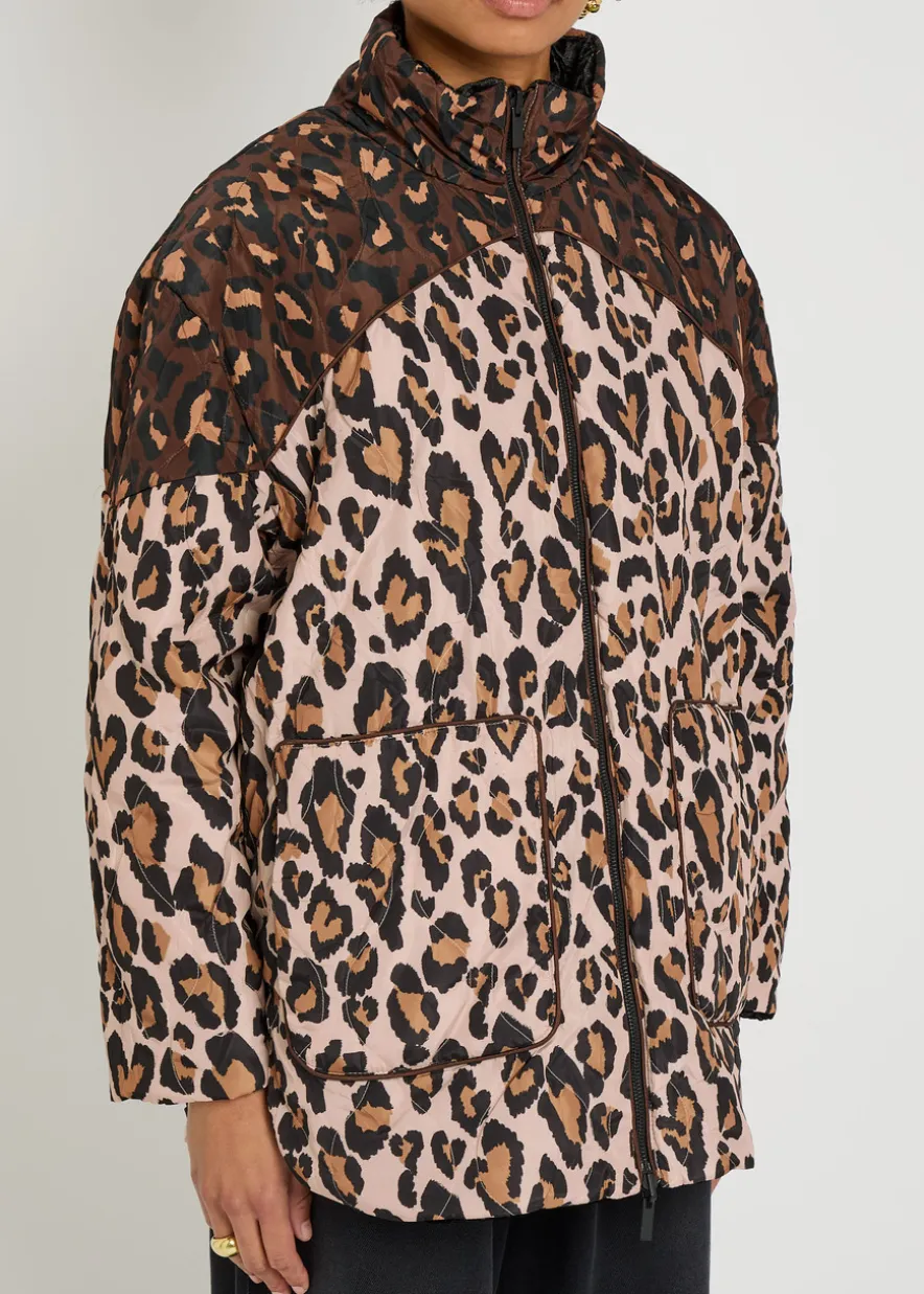 Marvelous Garden floral-print velvet jacket