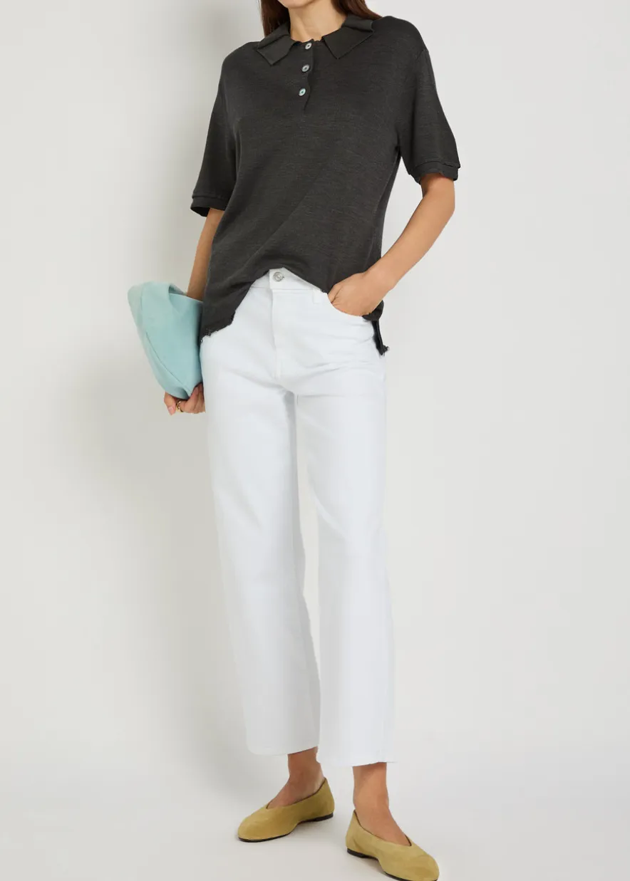 Mason straight-leg stretch-denim jeans