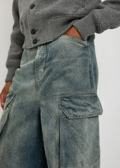 Mastodon Firbanks denim cargo trousers