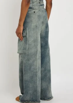 Mastodon Firbanks denim cargo trousers