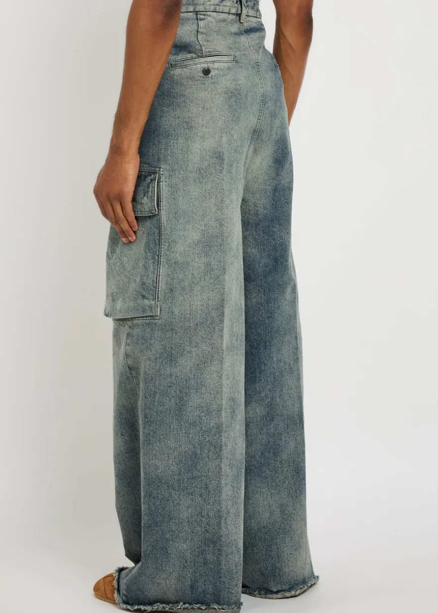 Mastodon Firbanks denim cargo trousers