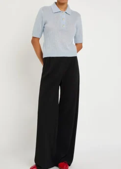 Masy cashmere and silk-blend top