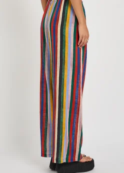 Mateo striped cotton trousers