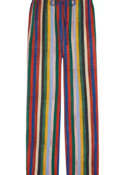 Mateo striped cotton trousers