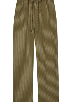 Mateo striped linen trousers