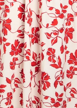 Matia floral-print cotton midi dress