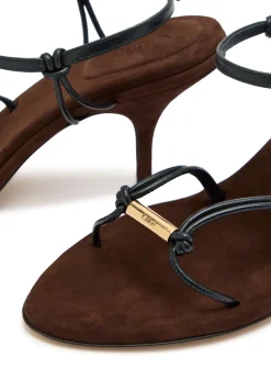 Matilda 90 leather and suede sandals