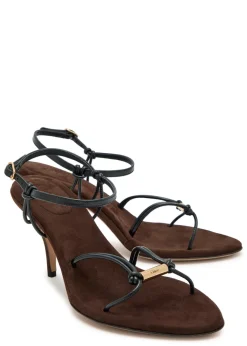 Matilda 90 leather and suede sandals