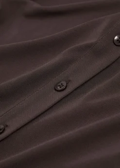 Matte stretch-jersey top