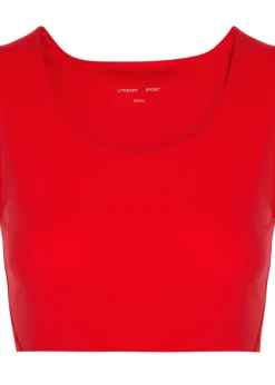 Maud stretch-jersey bra top