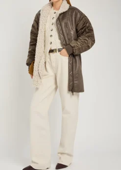 Maxine openwork alpaca-blend cardigan
