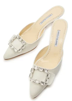 Mayjou 50 embellished satin pumps