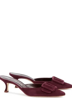 Maysale 50 suede mules