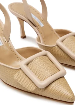 Mayslibi 70 slingback leather pumps