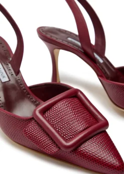 Mayslibi 70 slingback leather pumps
