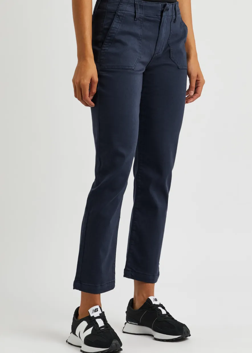 Mayslie cropped straight-leg jeans
