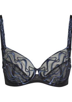 Mayumi embroidered mesh underwired bra